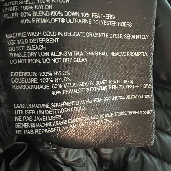 Bernardo Women’s Puffer Jacket  XS Down Feathers Primaloft Funnel Neck - Picture 6 of 6